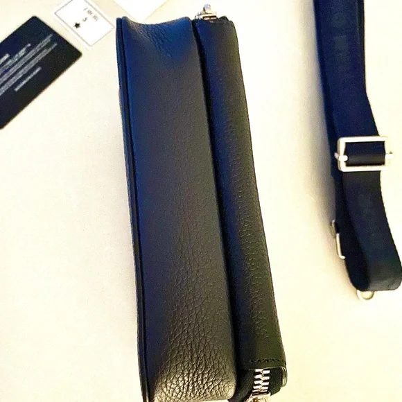 DIOR X AIR JORDAN 2020 Air Dior Wing Logo Zip-Around Crossbody Bag Navy - Picture 5 of 16